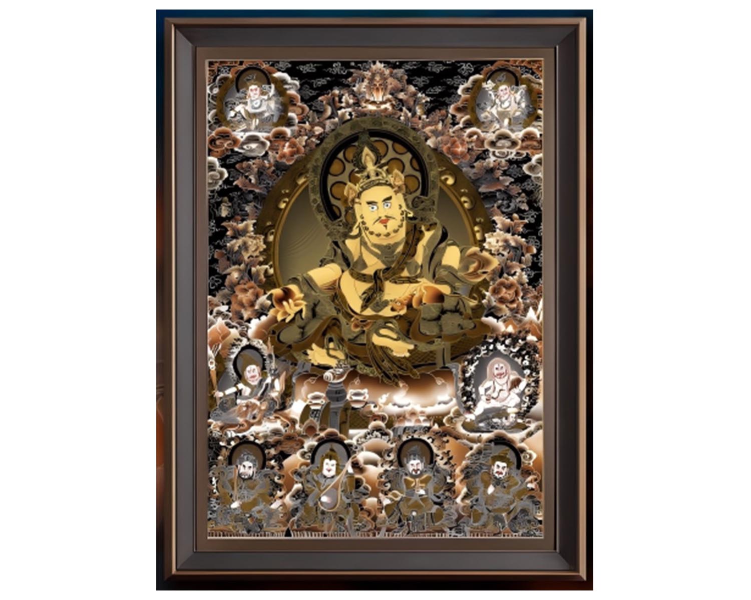 35g gold thangka sample