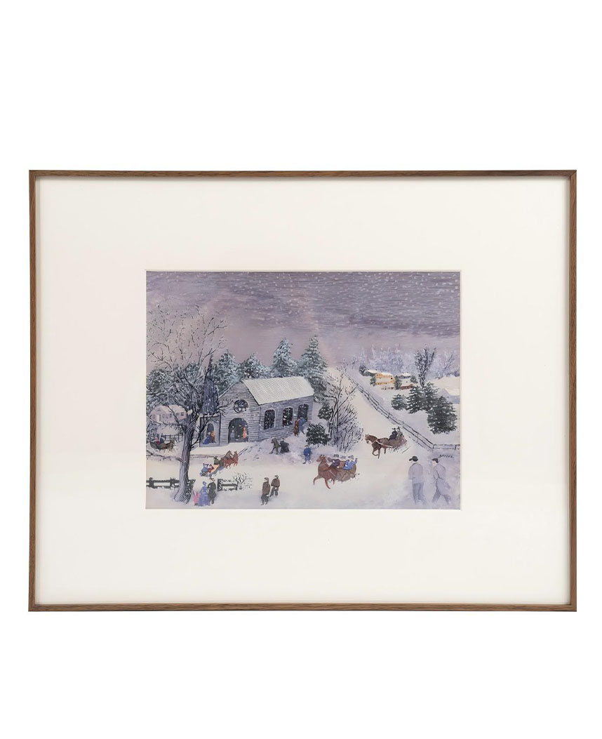 Grandma Moses Winter Snow1