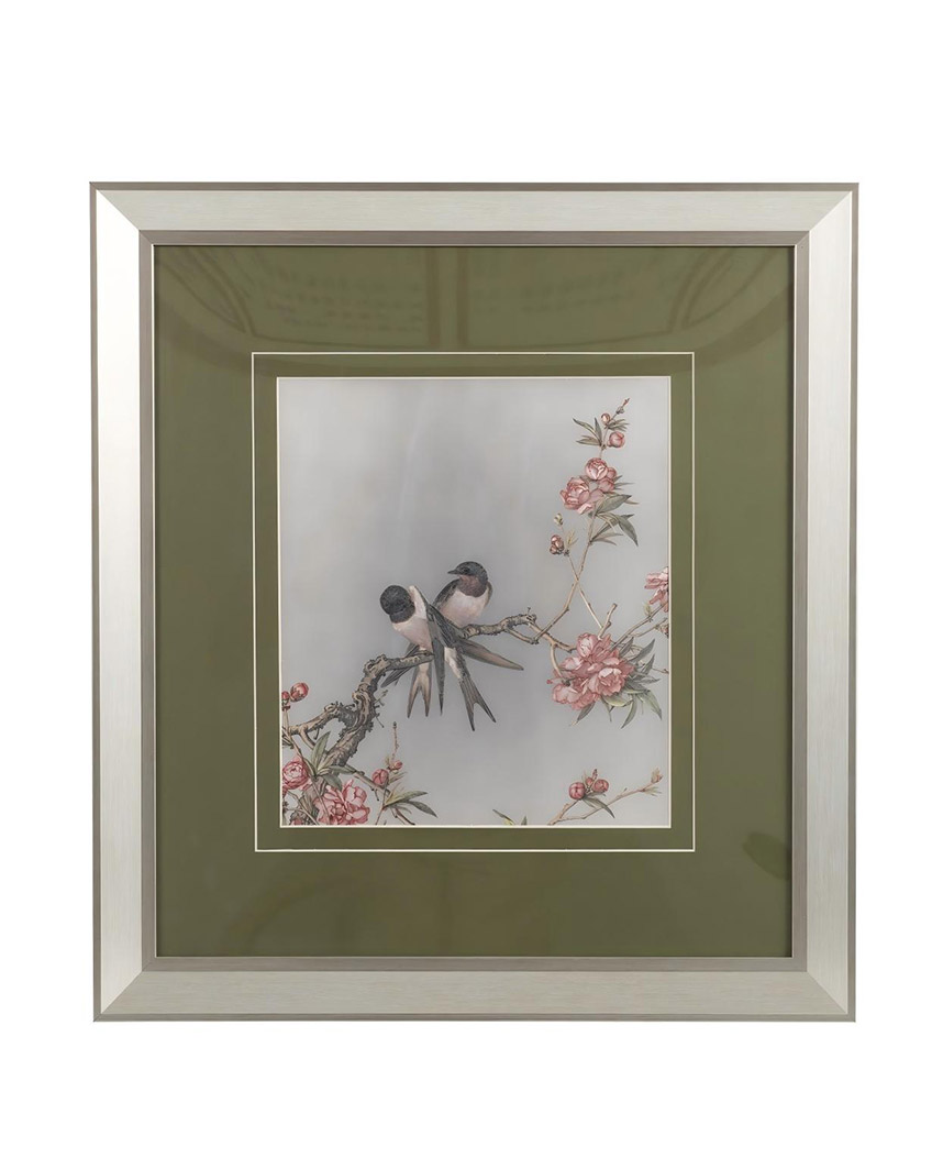 Lang Shining's Peach and Swallow1